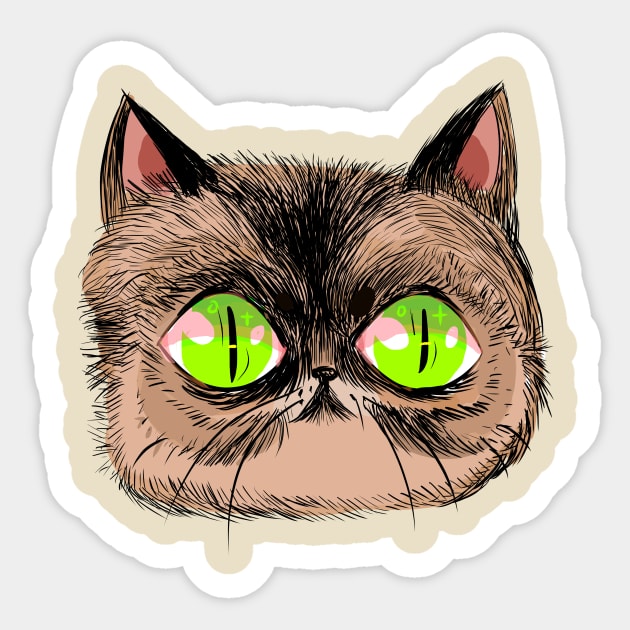 MEEOW Sticker by OrangeQu33n